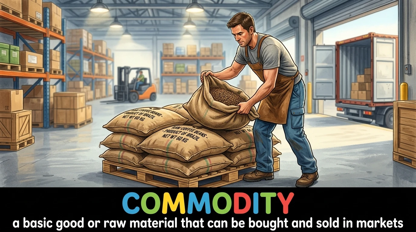 English Illustration for commodity